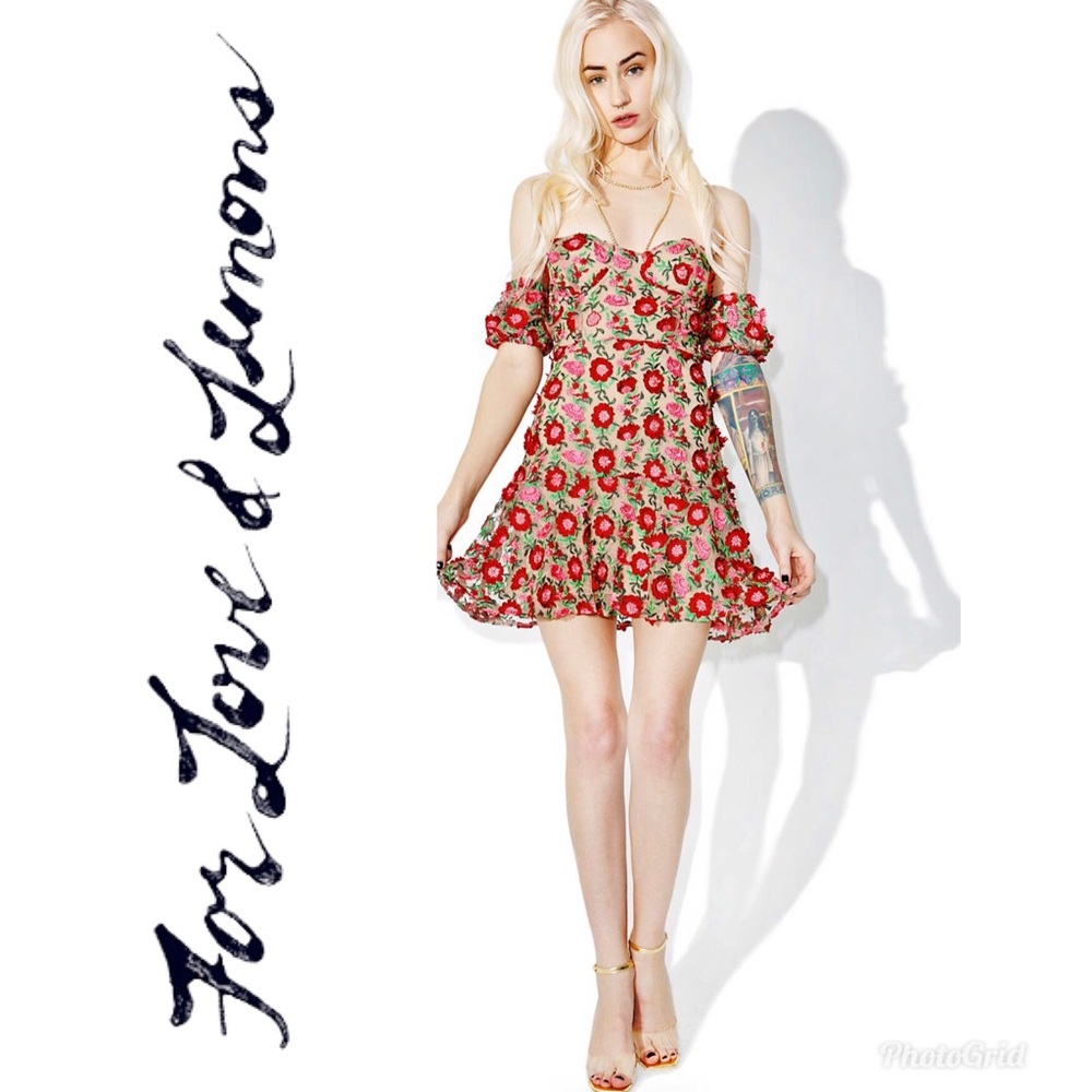❤️🌹FOR LOVE & LEMONS🌹🍋 AMELIA STRAPLESS MINI